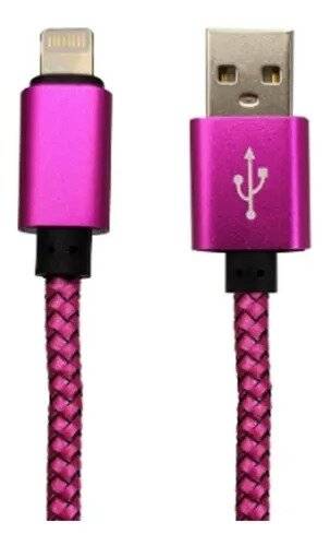 Cable Gtc Usb A Iphone 1 Mts Magenta