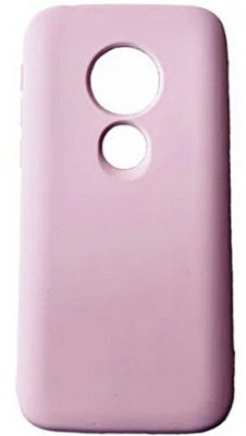 Funda Silicona Para Motorola E5 Play Rosa