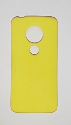 Funda Silicona Para Motorola E5 Play Amarilla