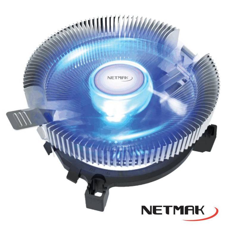Cooler Cpu Netmak Lga 775/1150/1151 /1155/1156/am2/am2+/ Am3