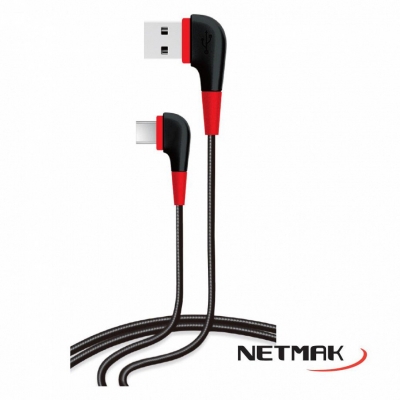 Cable Usb A Usb Tipo C Netmak Nm-112 Game 2a 1.2mts