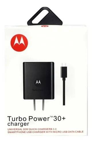 Cargador Motorola  Usb 30w + Cable Tipo C