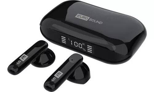 Auriculares Bluetooth Eurosound Brick Negro Es-bk1110-blk